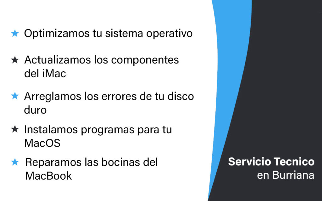 servivio tecnico mac en Burriana